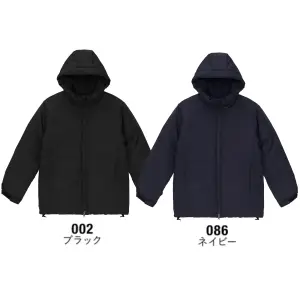 インサレーテッド フルジップ パーカ（中綿入）